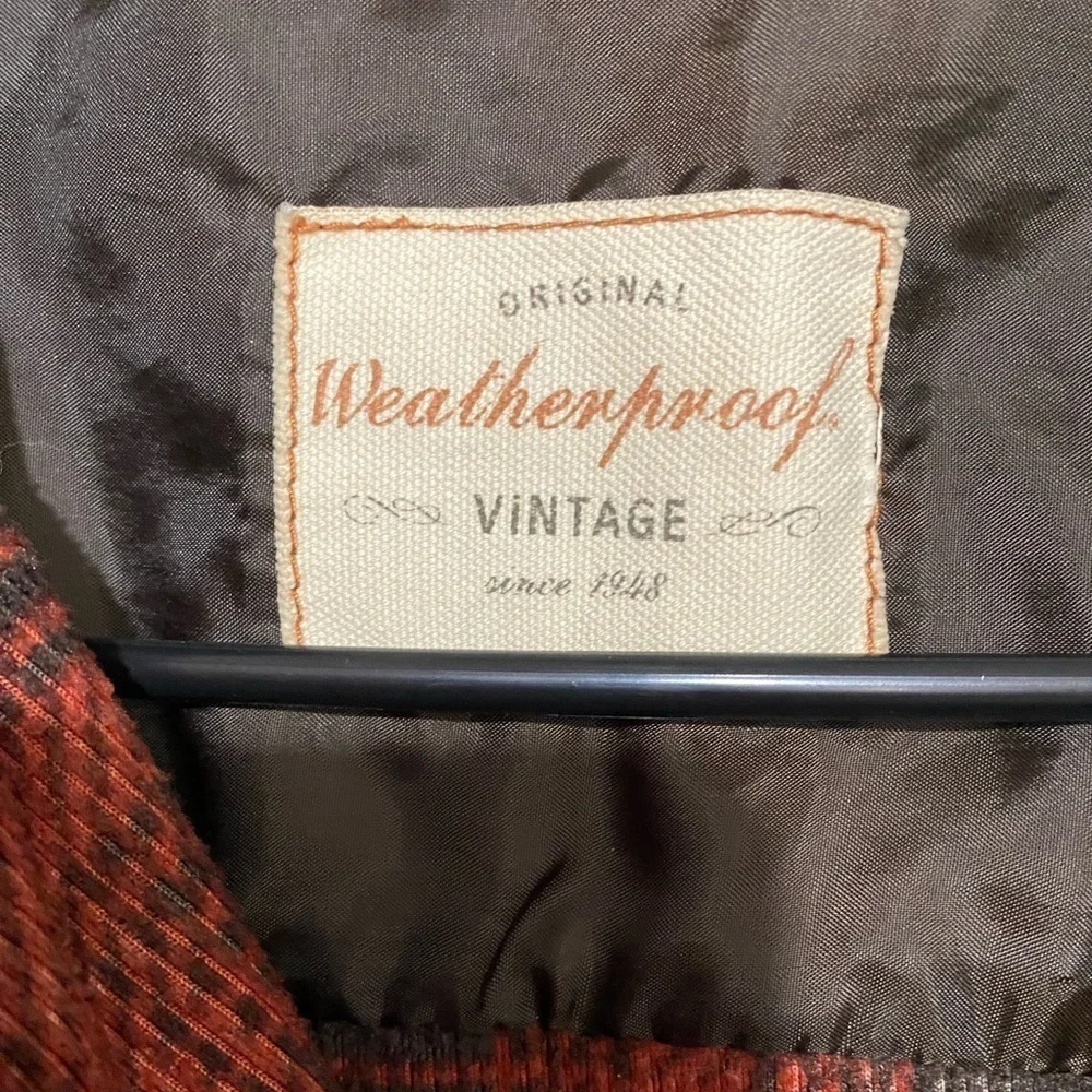 Weatherproof Vintage Men's Size XXL Plaid Fleece Shirt Jacket Button Up